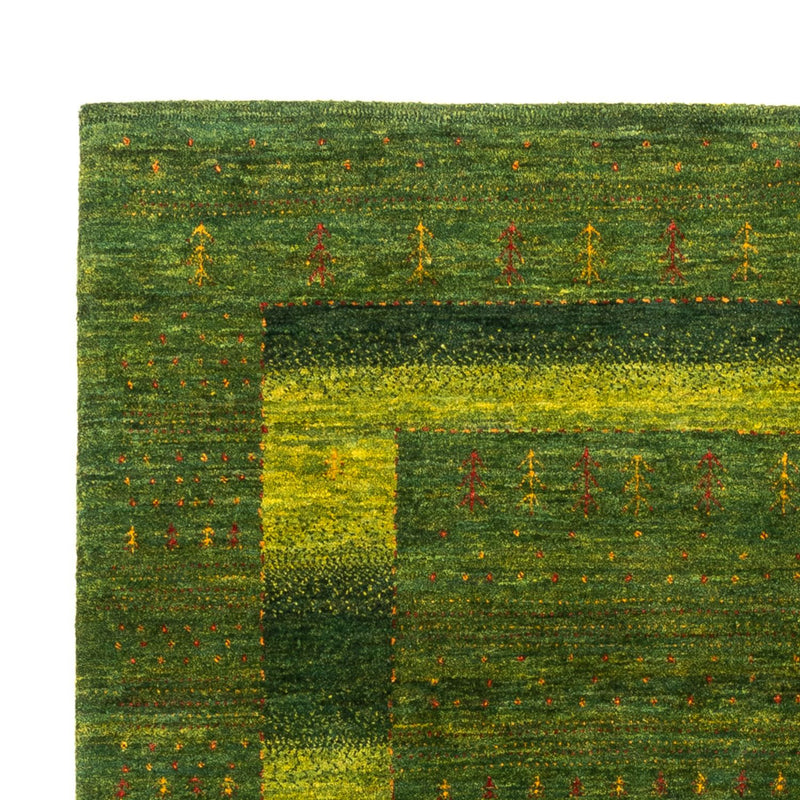 Gabbeh Tæppe - Loribaft Persisk - 205 x 150 cm - grøn