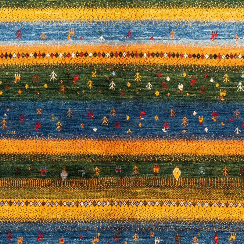 Gabbeh Tæppe - Loribaft Persisk - Royal - 212 x 161 cm - grøn