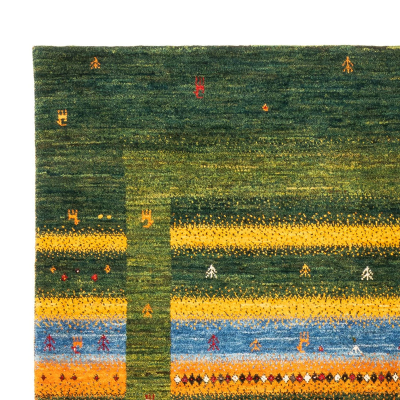 Gabbeh Tæppe - Loribaft Persisk - Royal - 212 x 161 cm - grøn