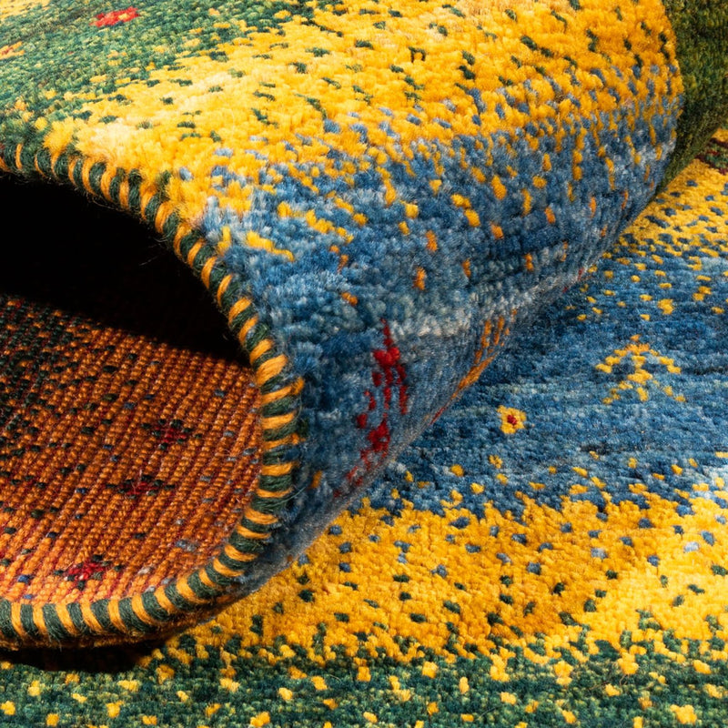 Gabbeh Tæppe - Loribaft Persisk - Royal - 212 x 161 cm - grøn