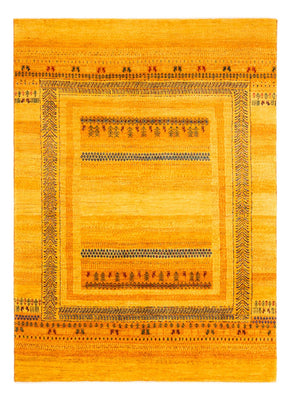 Gabbeh Tæppe - Loribaft Persisk - Royal - 205 x 144 cm - guld