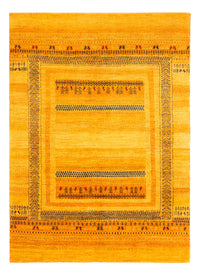 Gabbeh Tæppe - Loribaft Persisk - Royal - 205 x 144 cm - guld