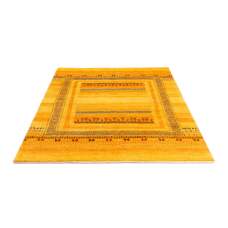 Gabbeh Tæppe - Loribaft Persisk - Royal - 205 x 144 cm - guld