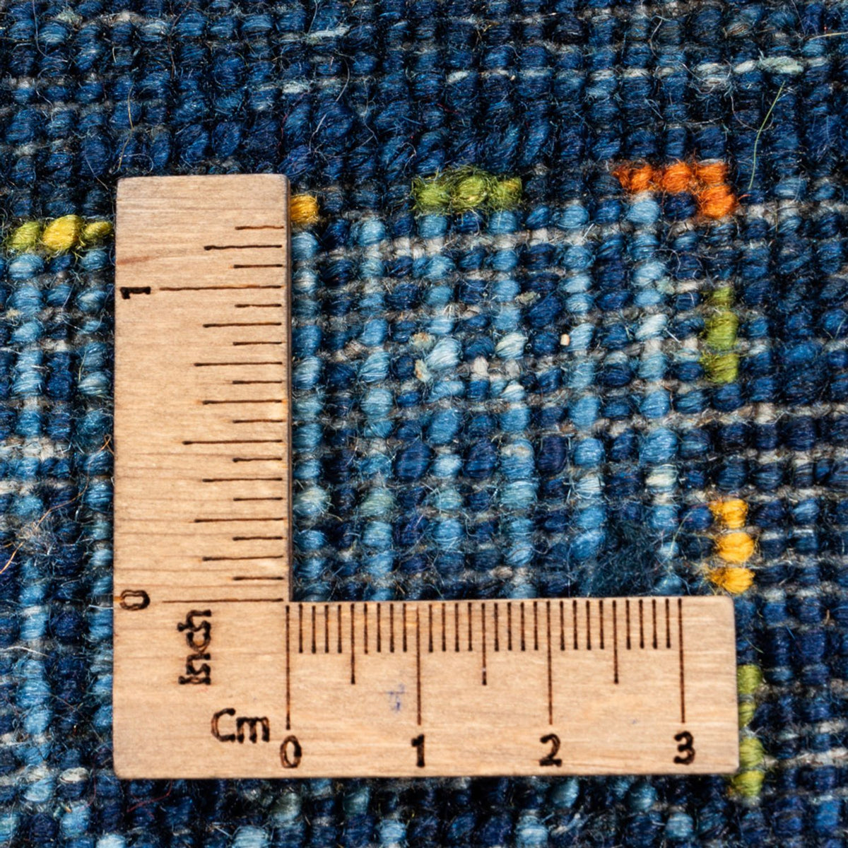 Gabbeh Tæppe - Loribaft Persisk - 207 x 157 cm - blå