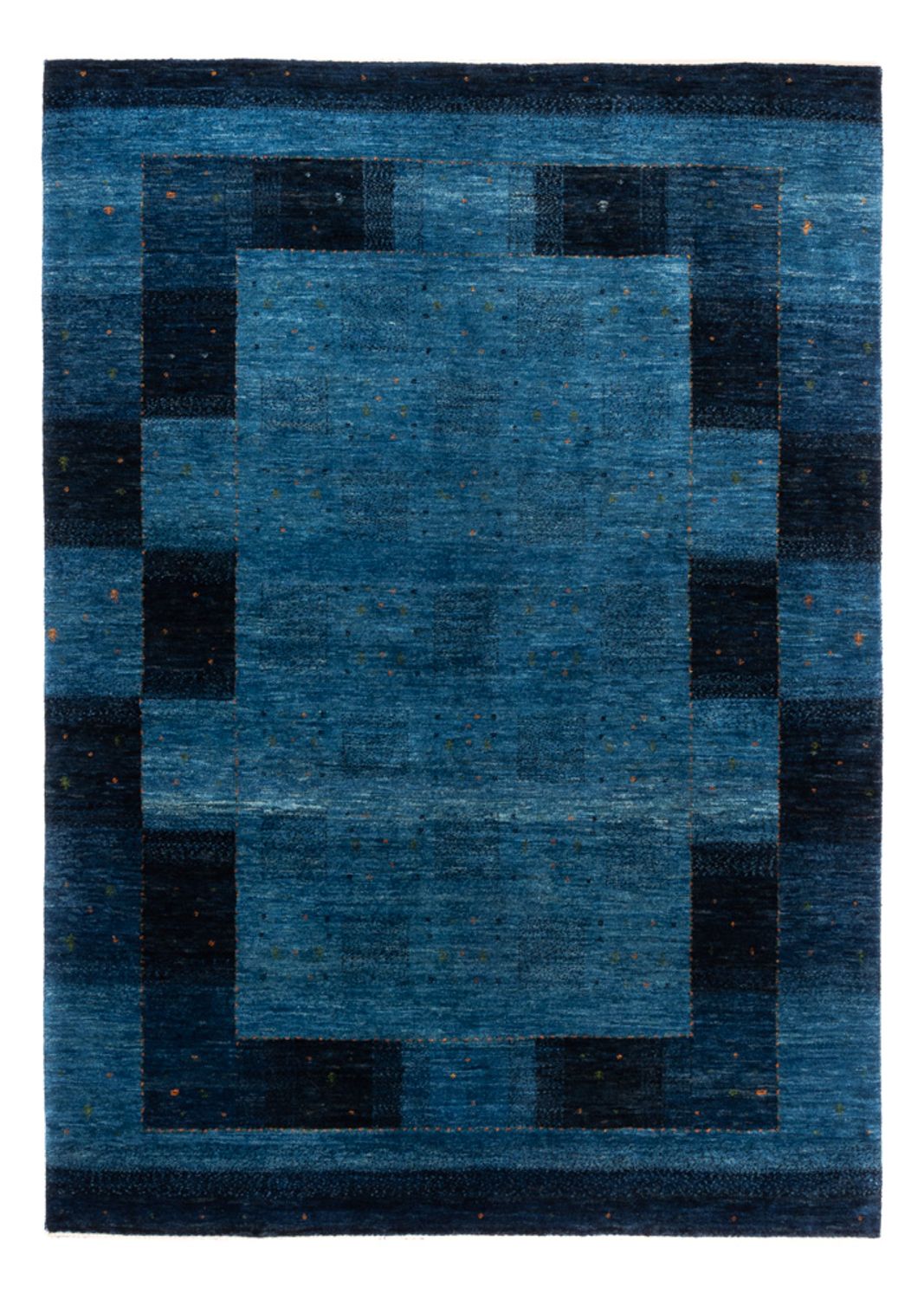 Gabbeh Tæppe - Loribaft Persisk - 209 x 152 cm - blå