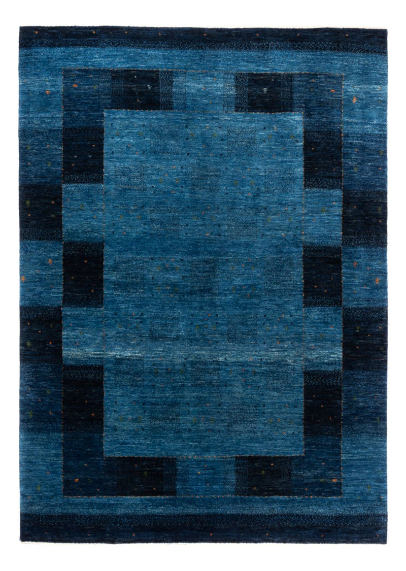 Gabbeh Tæppe - Loribaft Persisk - 209 x 152 cm - blå