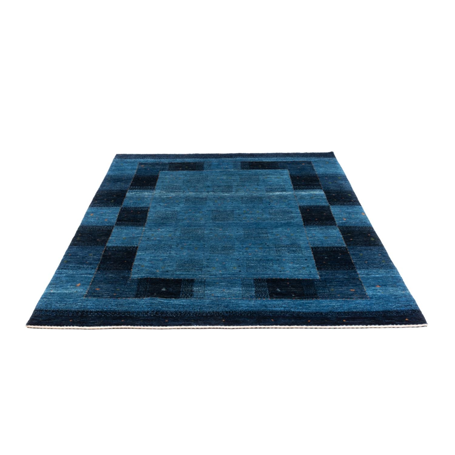 Gabbeh Tæppe - Loribaft Persisk - 209 x 152 cm - blå