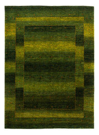 Gabbeh Tæppe - Loribaft Persisk - 207 x 154 cm - grøn