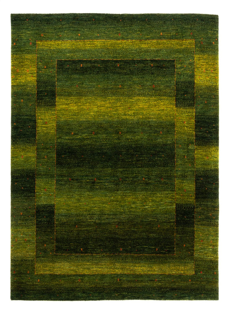 Gabbeh Tæppe - Loribaft Persisk - 207 x 154 cm - grøn