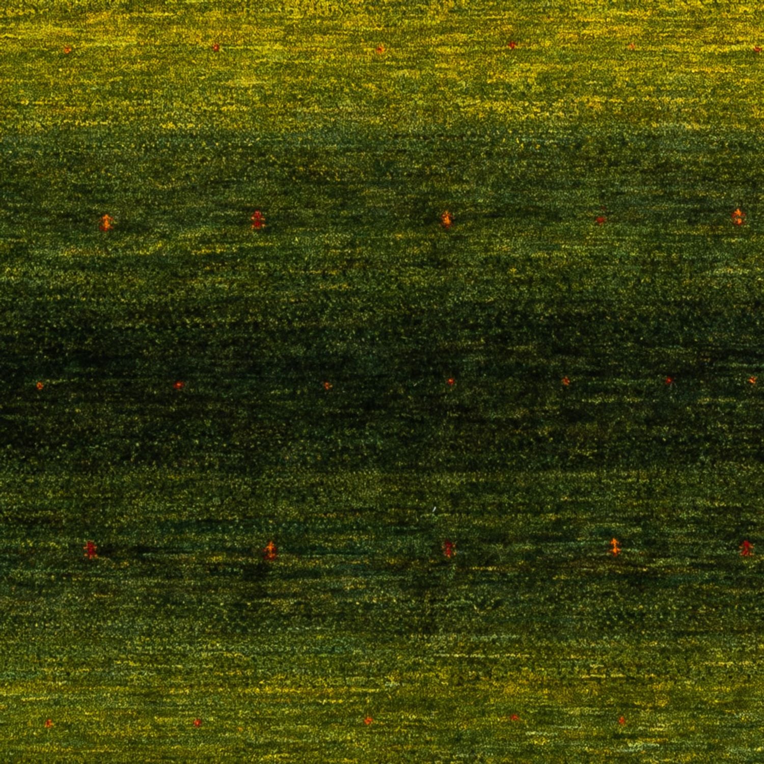 Gabbeh Tæppe - Loribaft Persisk - 207 x 154 cm - grøn