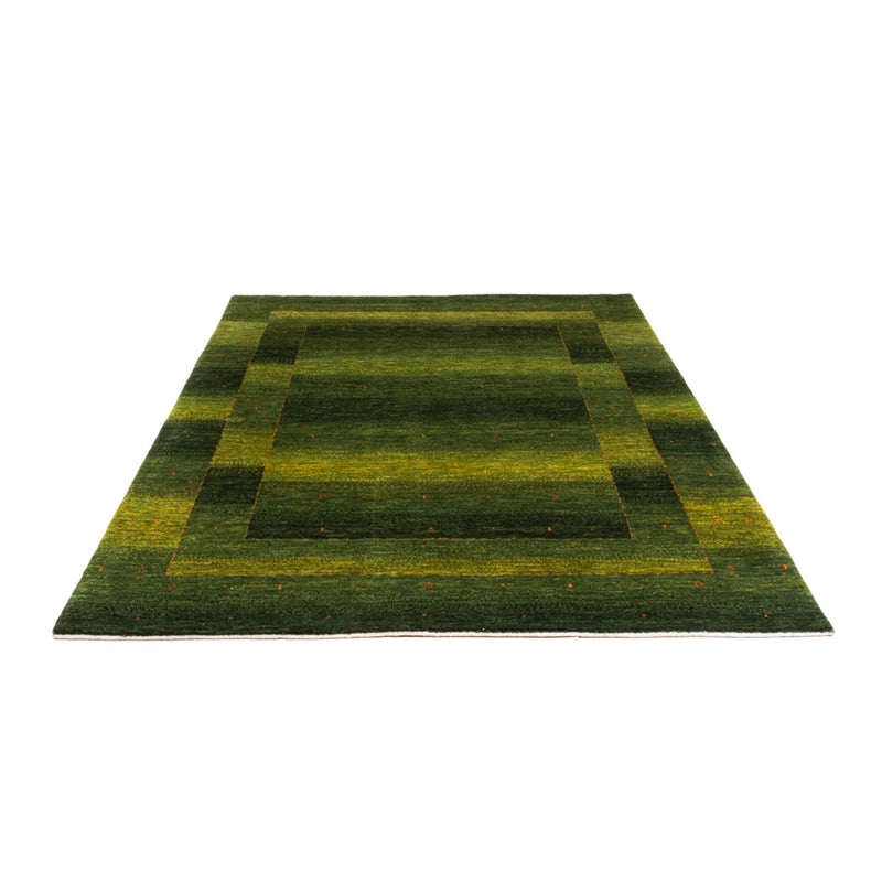 Gabbeh Tæppe - Loribaft Persisk - 207 x 154 cm - grøn