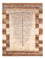 Gabbeh Tæppe - Loribaft Persisk - 208 x 155 cm - beige