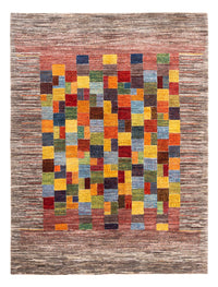 Gabbeh Tæppe - Loribaft Persisk - 210 x 153 cm - grå