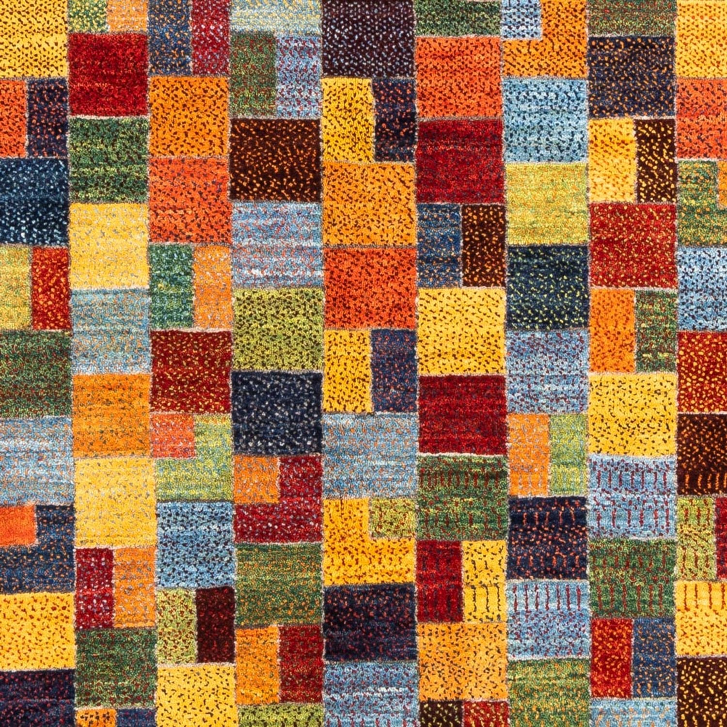 Gabbeh Tæppe - Loribaft Persisk - 210 x 153 cm - grå