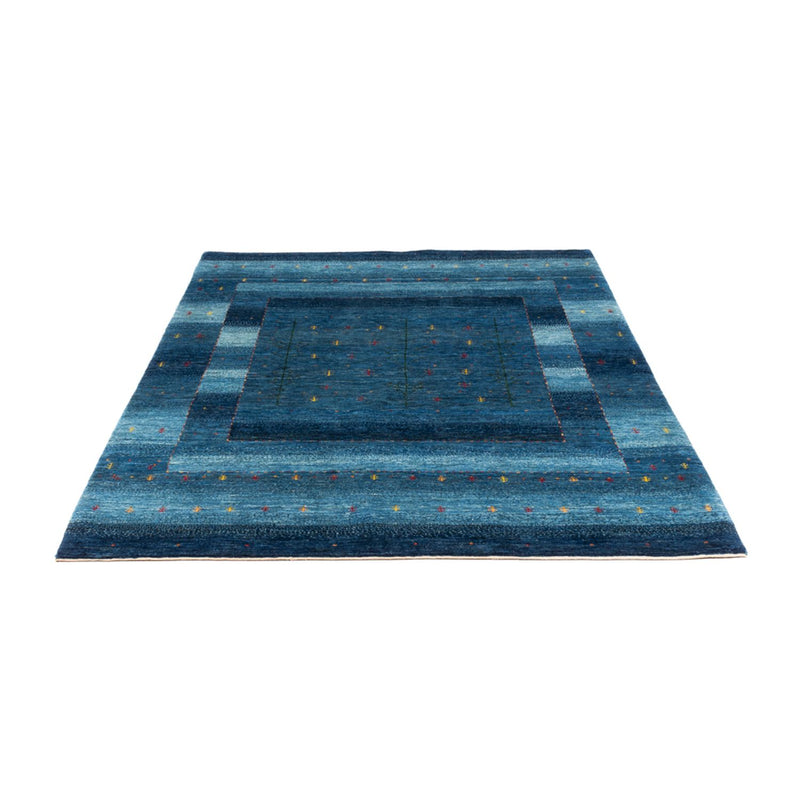 Gabbeh Tæppe - Loribaft Persisk - 209 x 154 cm - blå