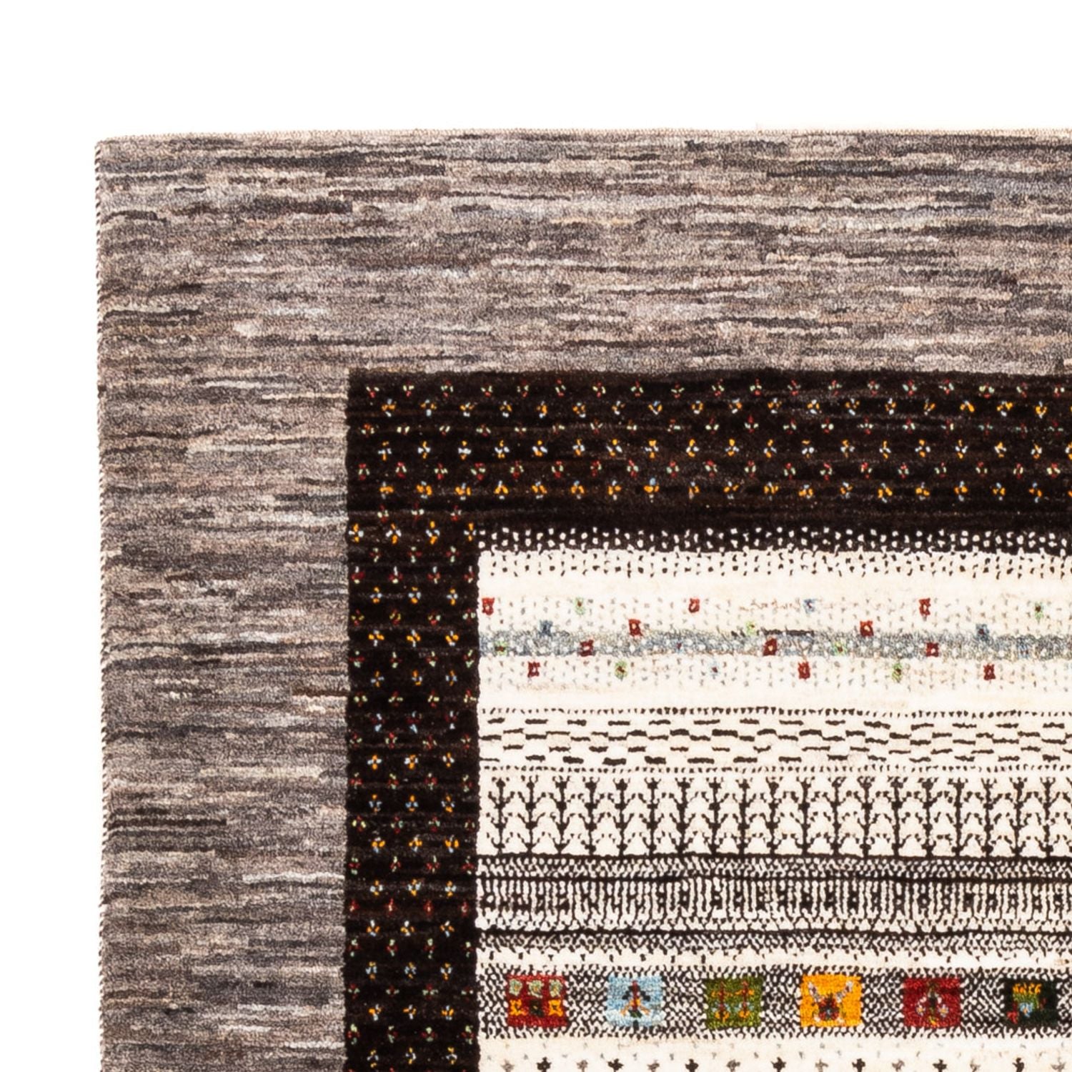 Gabbeh Tæppe - Loribaft Persisk - Royal - 208 x 152 cm - natur