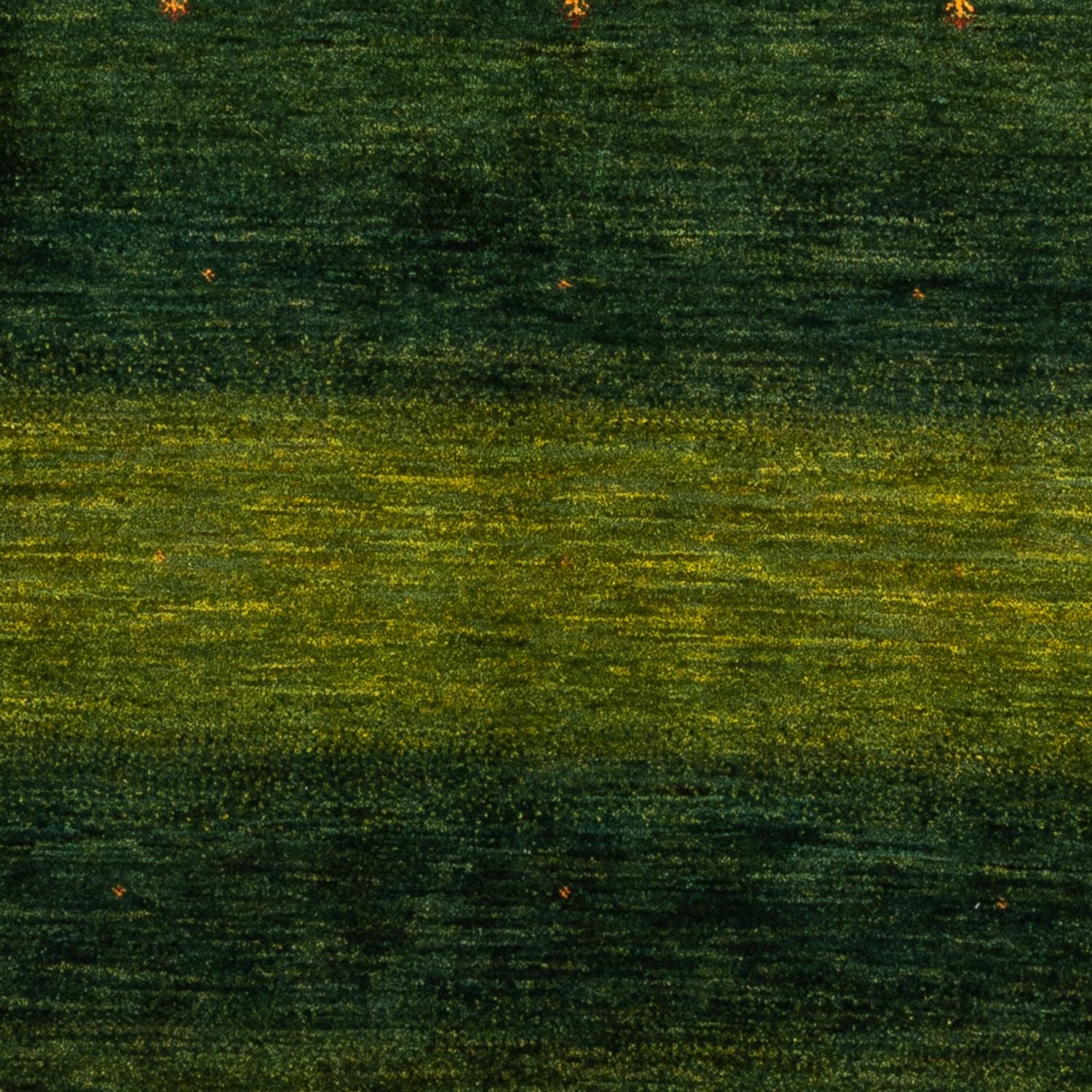 Gabbeh Tæppe - Loribaft Persisk - 198 x 146 cm - grøn