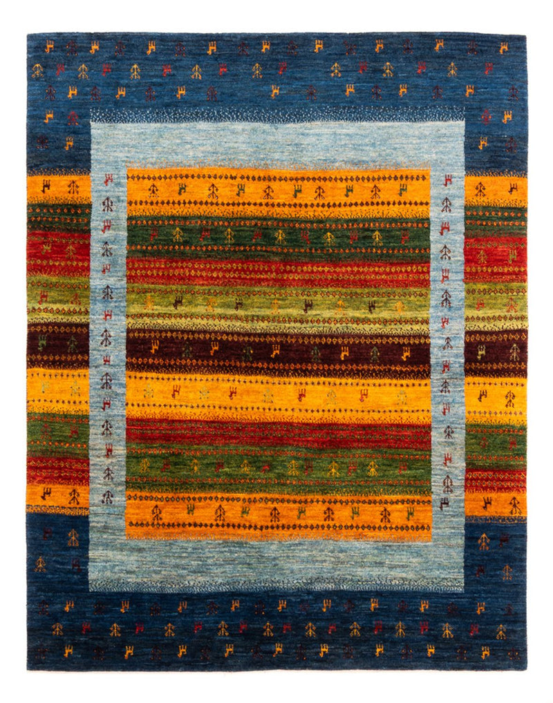 Gabbeh Tæppe - Loribaft Persisk - Royal - 190 x 147 cm - blå