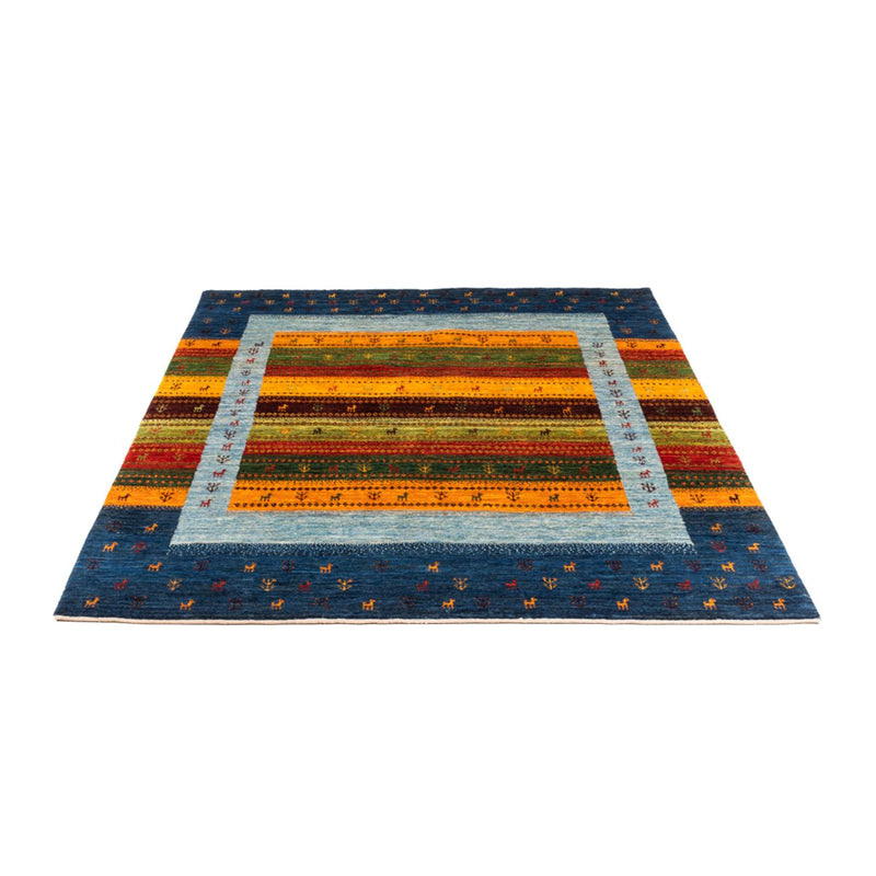 Gabbeh Tæppe - Loribaft Persisk - Royal - 190 x 147 cm - blå