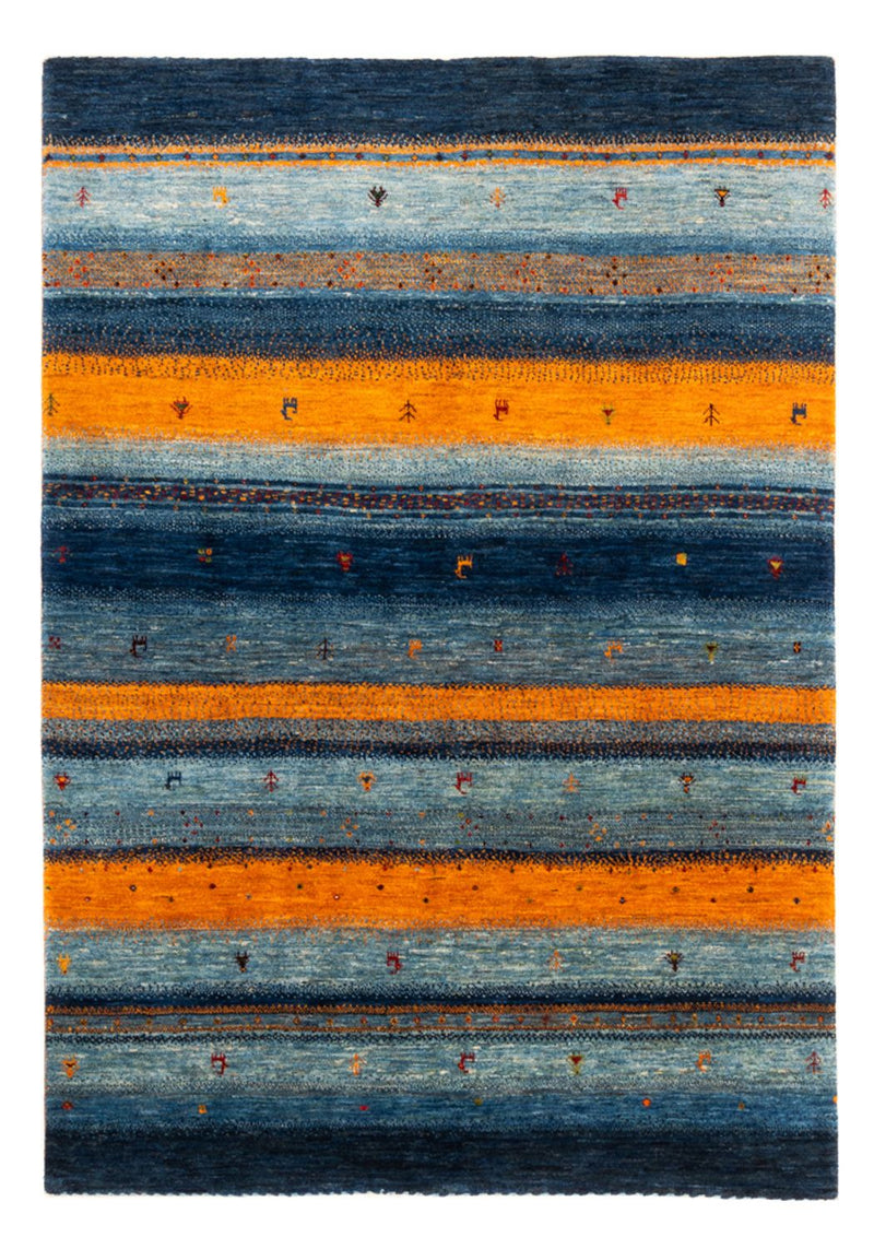 Gabbeh Tæppe - Loribaft Persisk - Royal - 209 x 144 cm - blå
