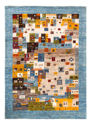 Gabbeh Tæppe - Loribaft Persisk - Royal - 201 x 150 cm - blå