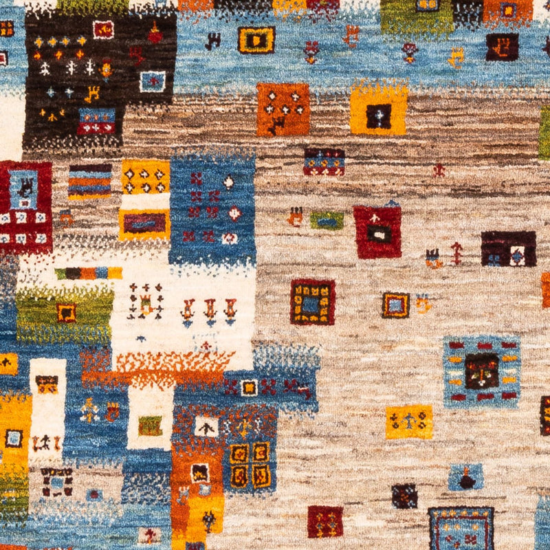 Gabbeh Tæppe - Loribaft Persisk - Royal - 201 x 150 cm - blå
