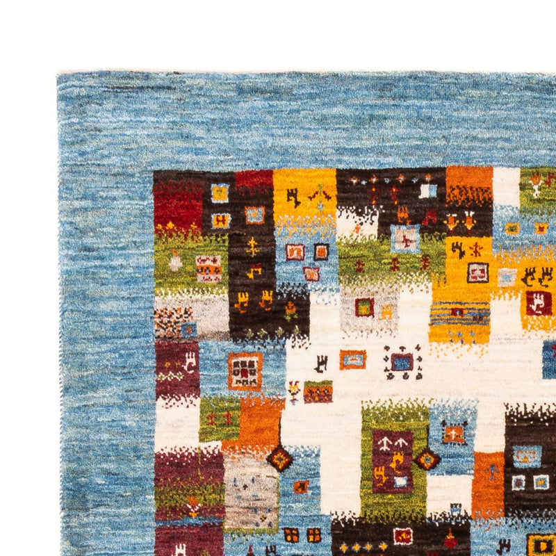 Gabbeh Tæppe - Loribaft Persisk - Royal - 201 x 150 cm - blå