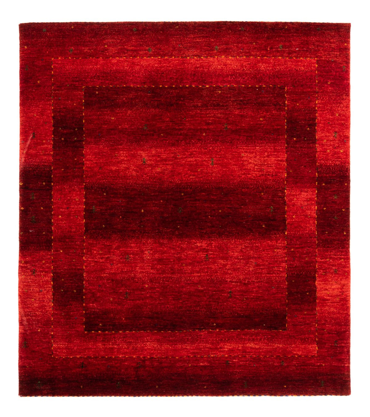 Gabbeh Tæppe - Loribaft Persisk - 170 x 147 cm - rød