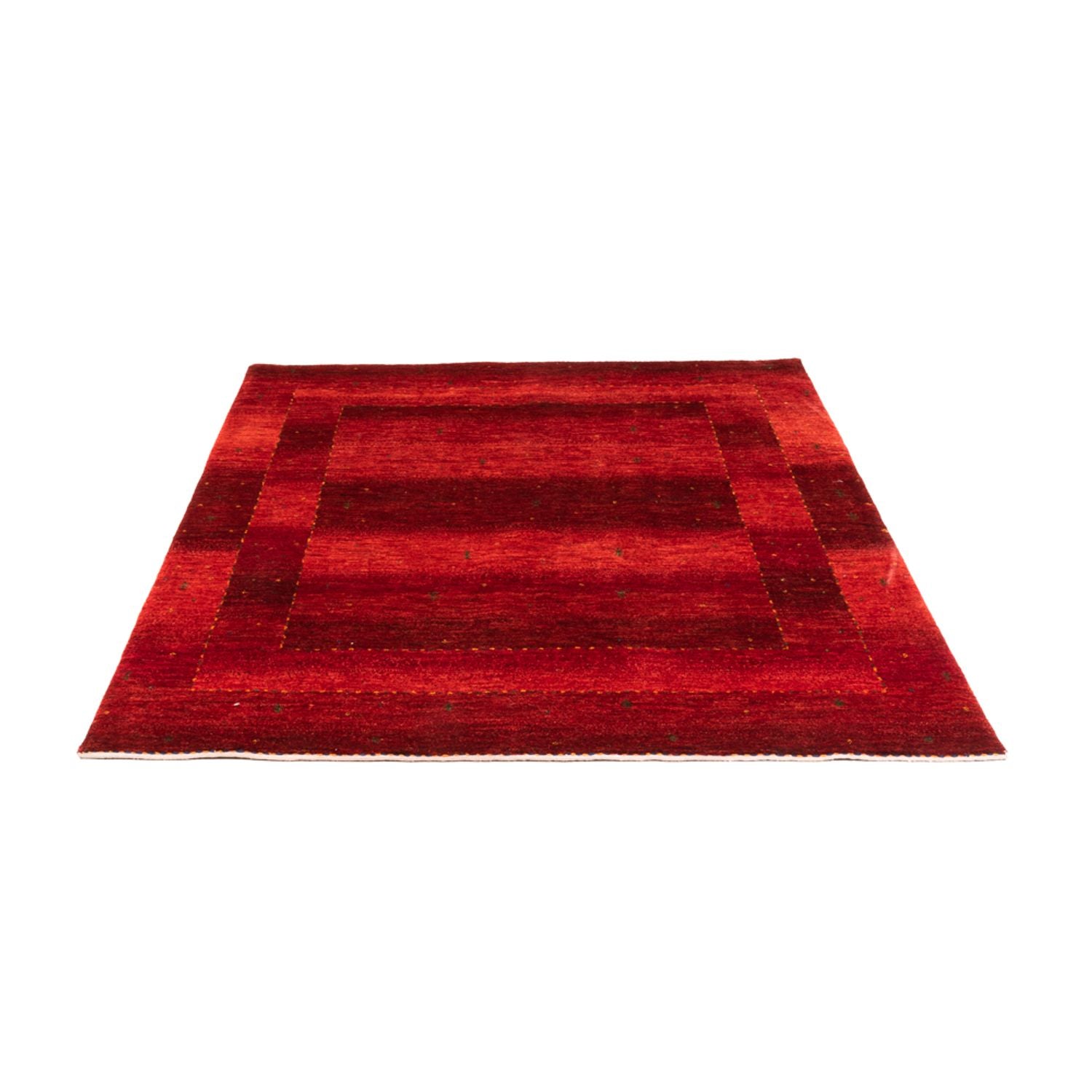Gabbeh Tæppe - Loribaft Persisk - 170 x 147 cm - rød