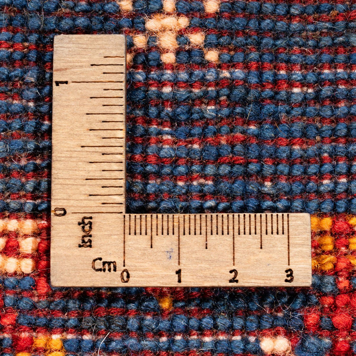 Gabbeh Tæppe - Loribaft Persisk - Royal - 194 x 165 cm - flerfarvet