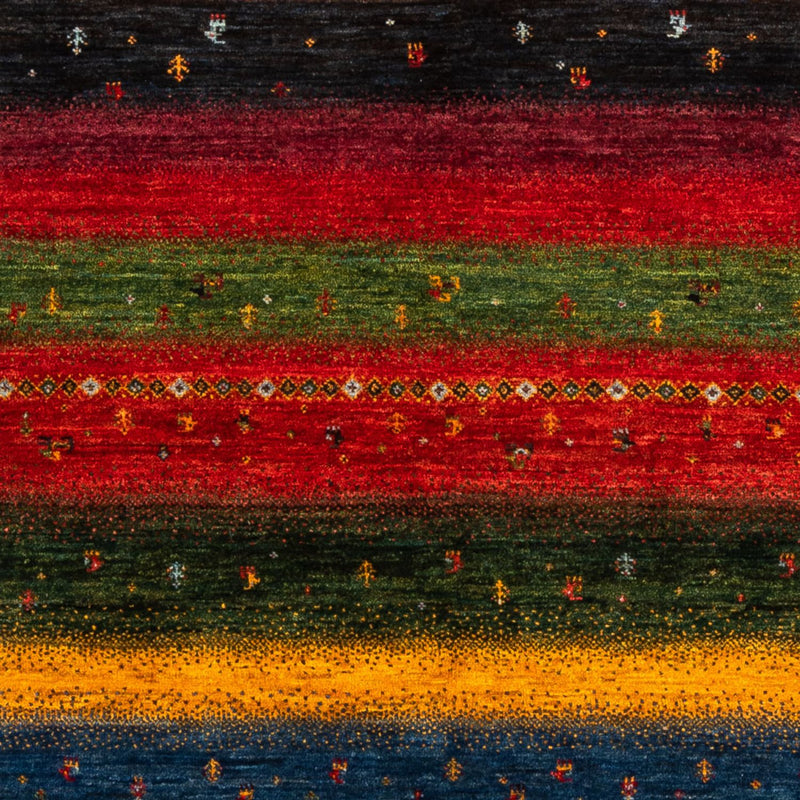 Gabbeh Tæppe - Loribaft Persisk - Royal - 210 x 148 cm - flerfarvet