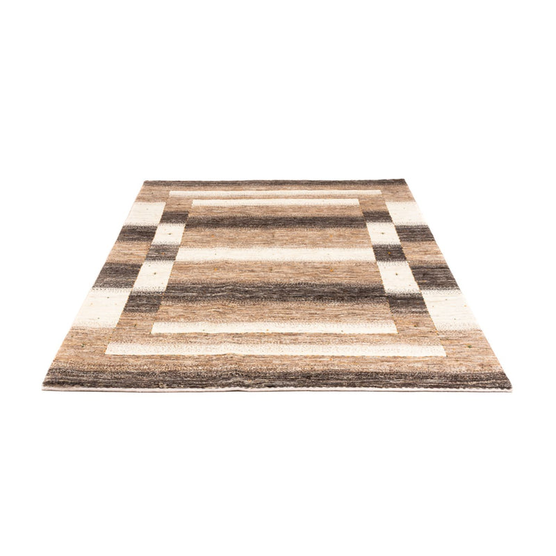 Gabbeh Tæppe - Loribaft Persisk - 204 x 149 cm - natur