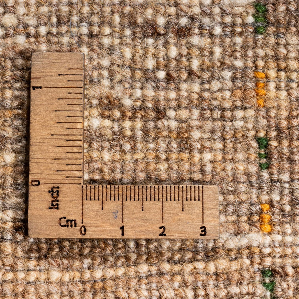 Gabbeh Tæppe - Loribaft Persisk - 204 x 149 cm - natur