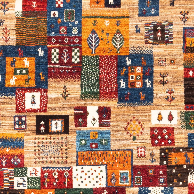 Gabbeh Tæppe - Loribaft Persisk - Royal - 140 x 100 cm - flerfarvet