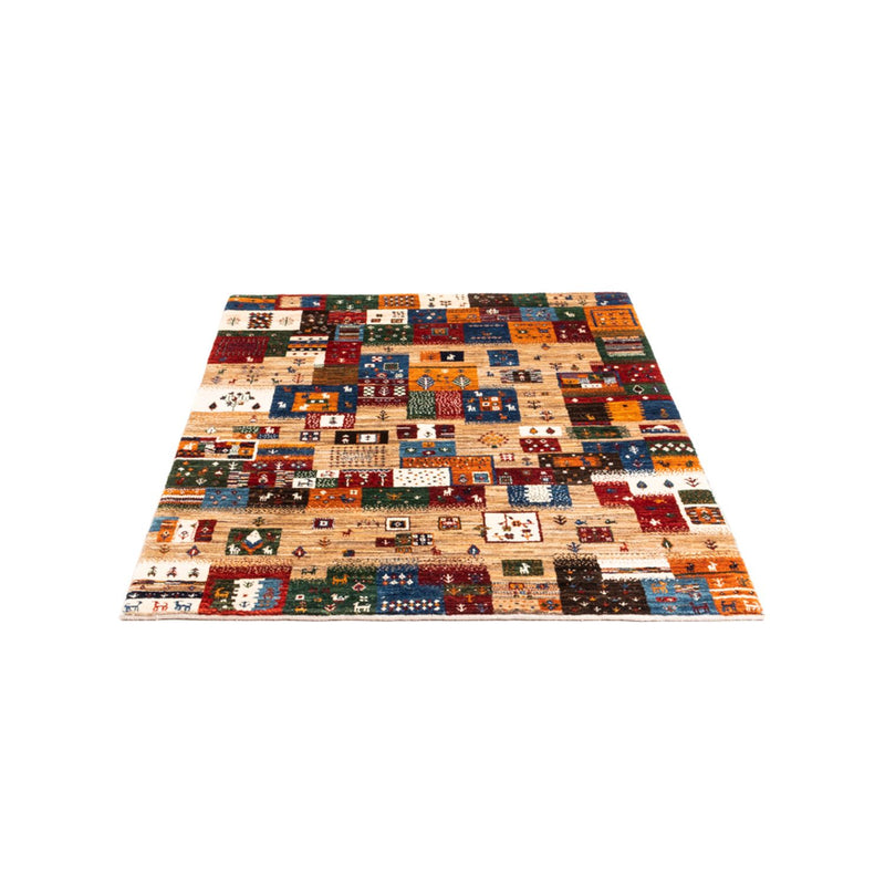 Gabbeh Tæppe - Loribaft Persisk - Royal - 140 x 100 cm - flerfarvet