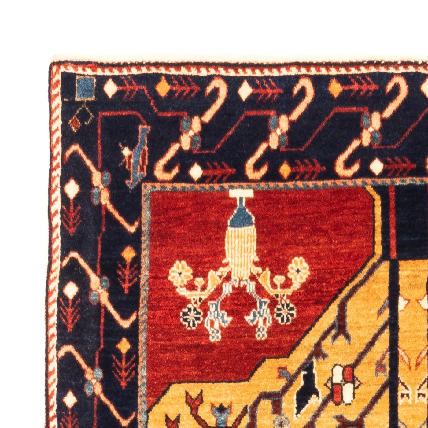 Persisk Gabbeh Tæppe 170x110cm - Perserteppich Wollteppich