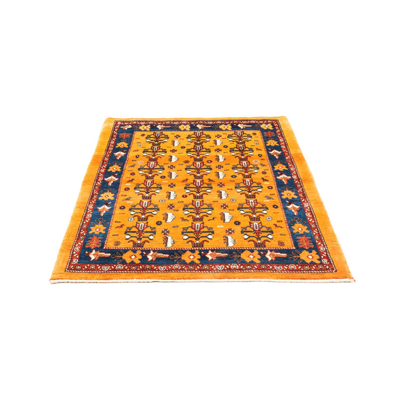 Gabbeh-tæppe - Persisk - 157 x 102 cm - guld
