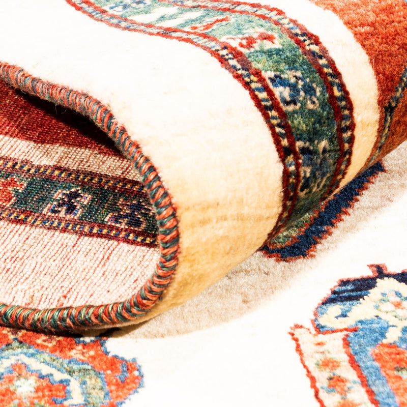 Gabbeh-tæppe - Persisk - 214 x 154 cm - beige