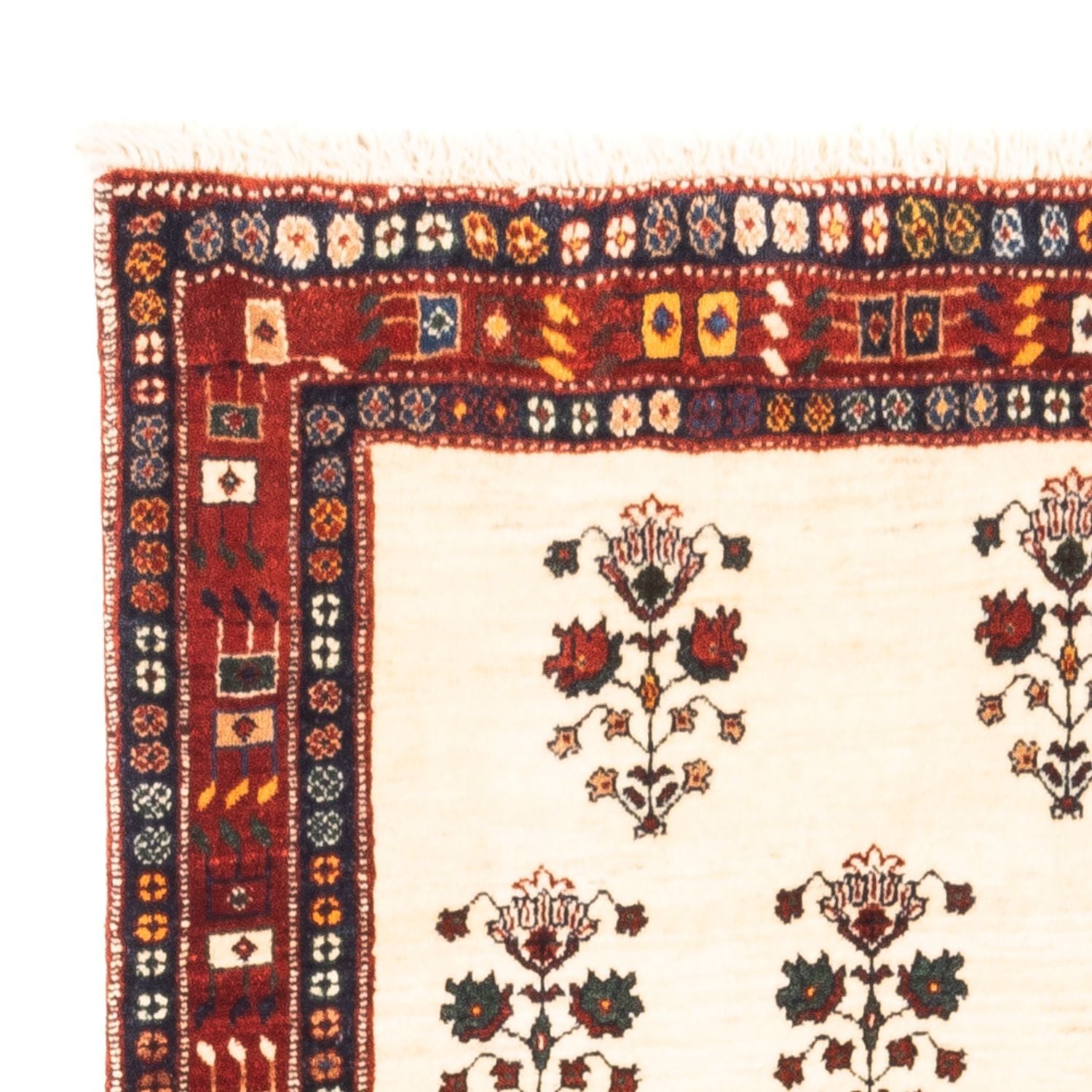 Gabbeh-tæppe - Persisk - 147 x 102 cm - beige
