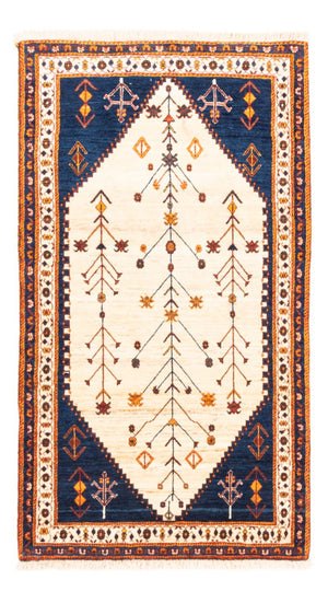 Gabbeh-tæppe - Persisk - 160 x 87 cm - beige