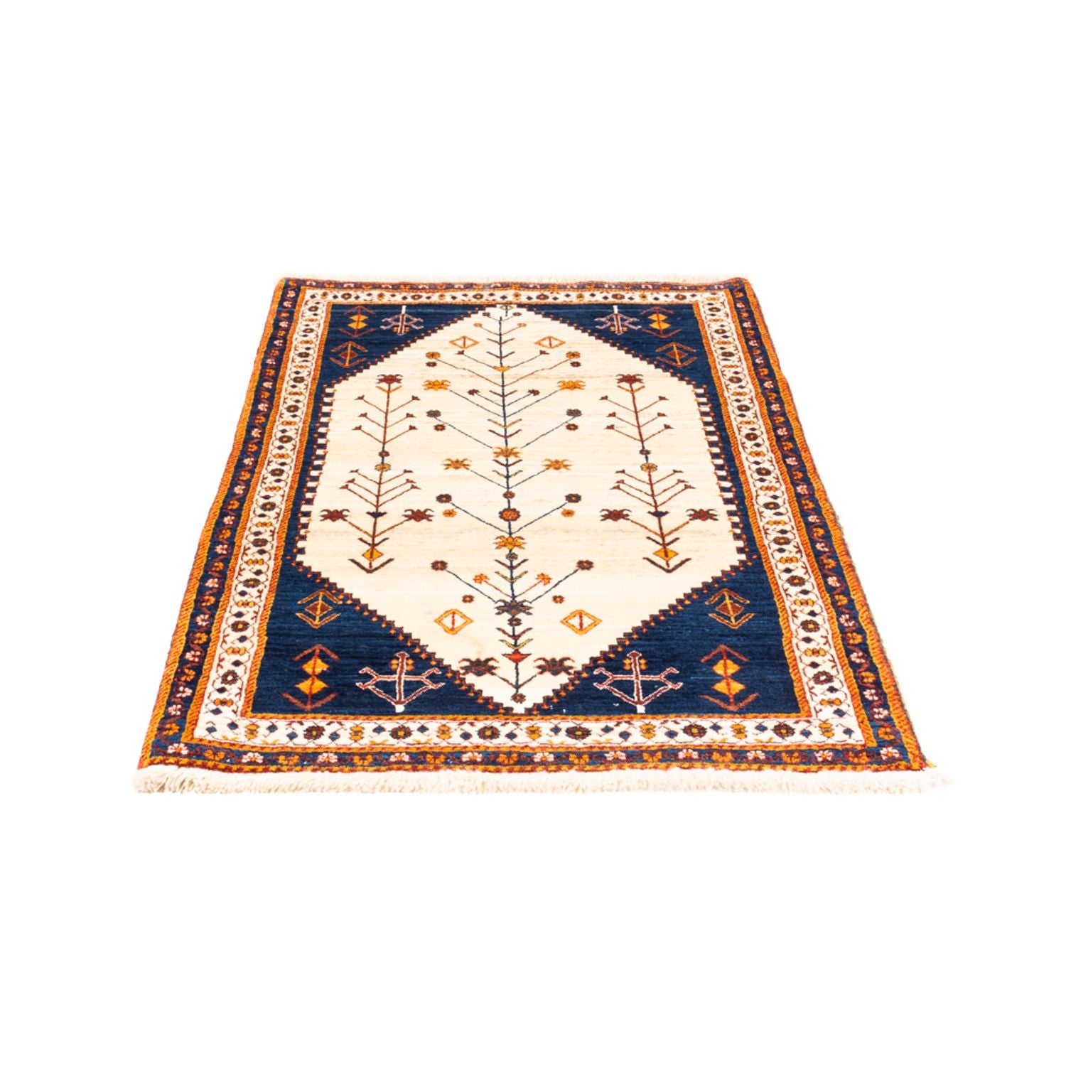 Gabbeh-tæppe - Persisk - 160 x 87 cm - beige