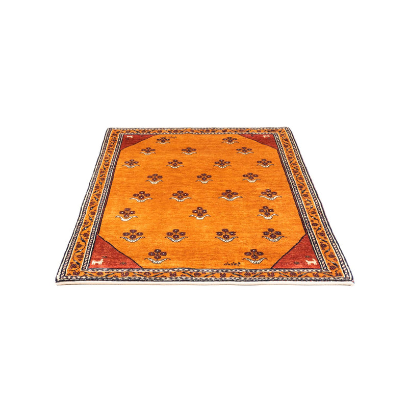 Gabbeh-tæppe - Persisk - 148 x 105 cm - guld