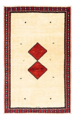 Gabbeh-tæppe - Persisk - 210 x 140 cm - beige
