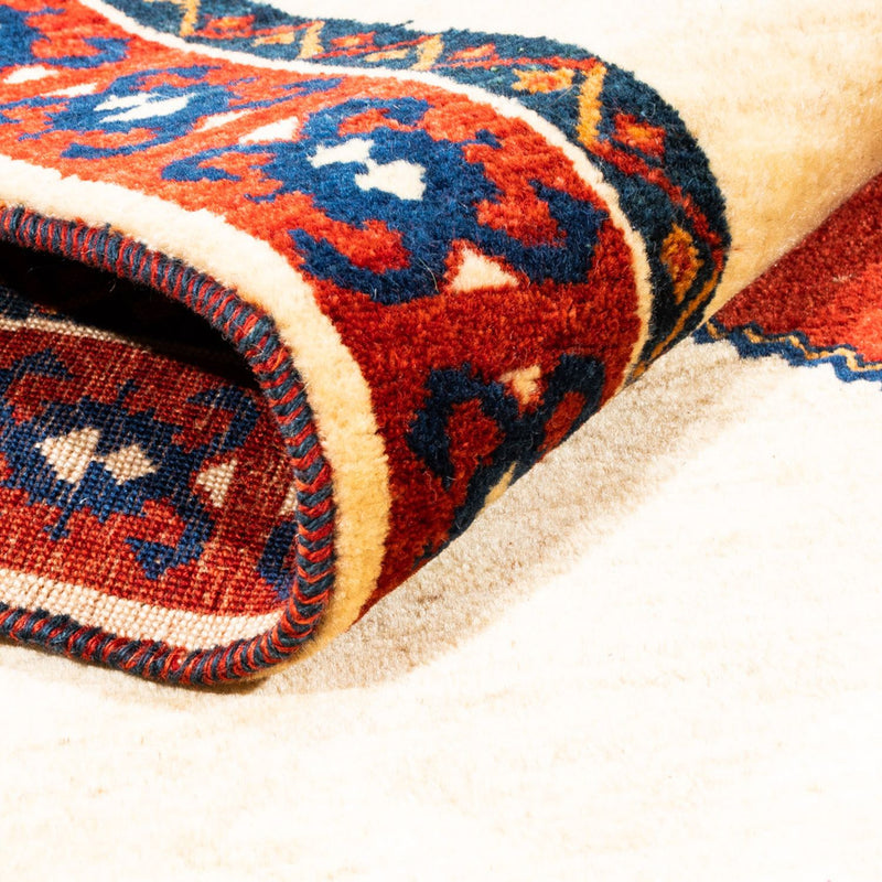 Gabbeh-tæppe - Persisk - 210 x 140 cm - beige