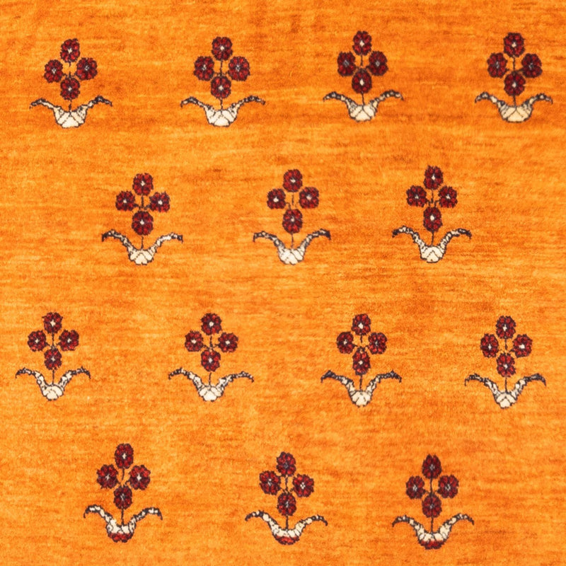 Gabbeh-tæppe - Persisk - 170 x 128 cm - guld