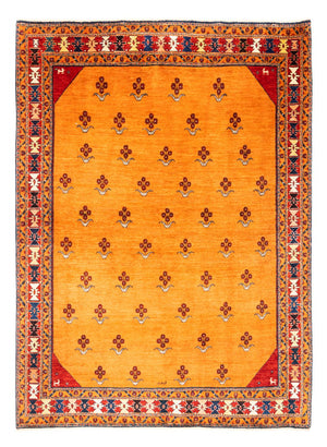 Gabbeh-tæppe - Persisk - 237 x 177 cm - guld
