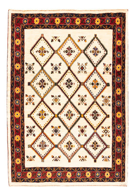 Gabbeh-tæppe - Persisk - 155 x 114 cm - creme