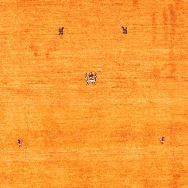 Gabbeh-tæppe - Persisk - 162 x 107 cm - guld