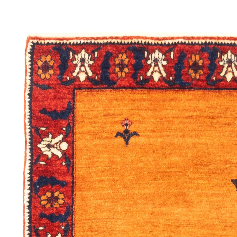 Gabbeh-tæppe - Persisk - 162 x 107 cm - guld