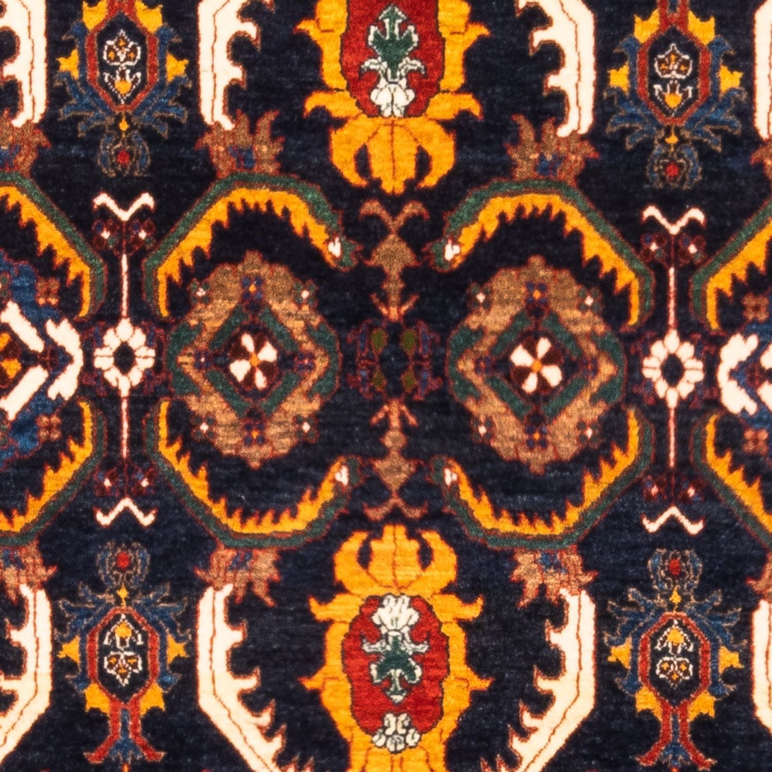 Gabbeh-tæppe - Persisk - 173 x 113 cm - mørkeblå